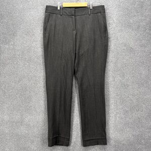 Michael‎ Kors Pants Women 10 Dark Gray Dress Trousers Slim mid rise pocket